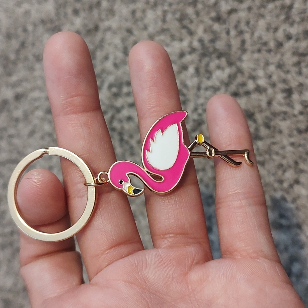 Flamingo Keychain